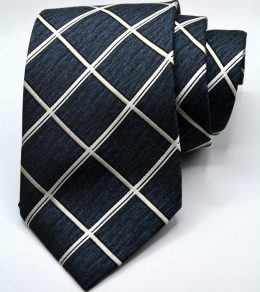 Tie Navy Blue Pattern